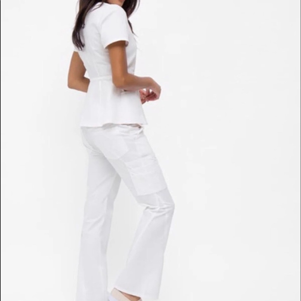 New Jaanuu Flare Leg Scrub Uniform Pants